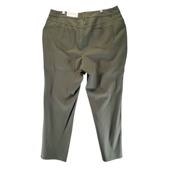 Cato Pants Womens 20W Green Contemporary Stretchy Blend *NWT* - Picture 12 of 13